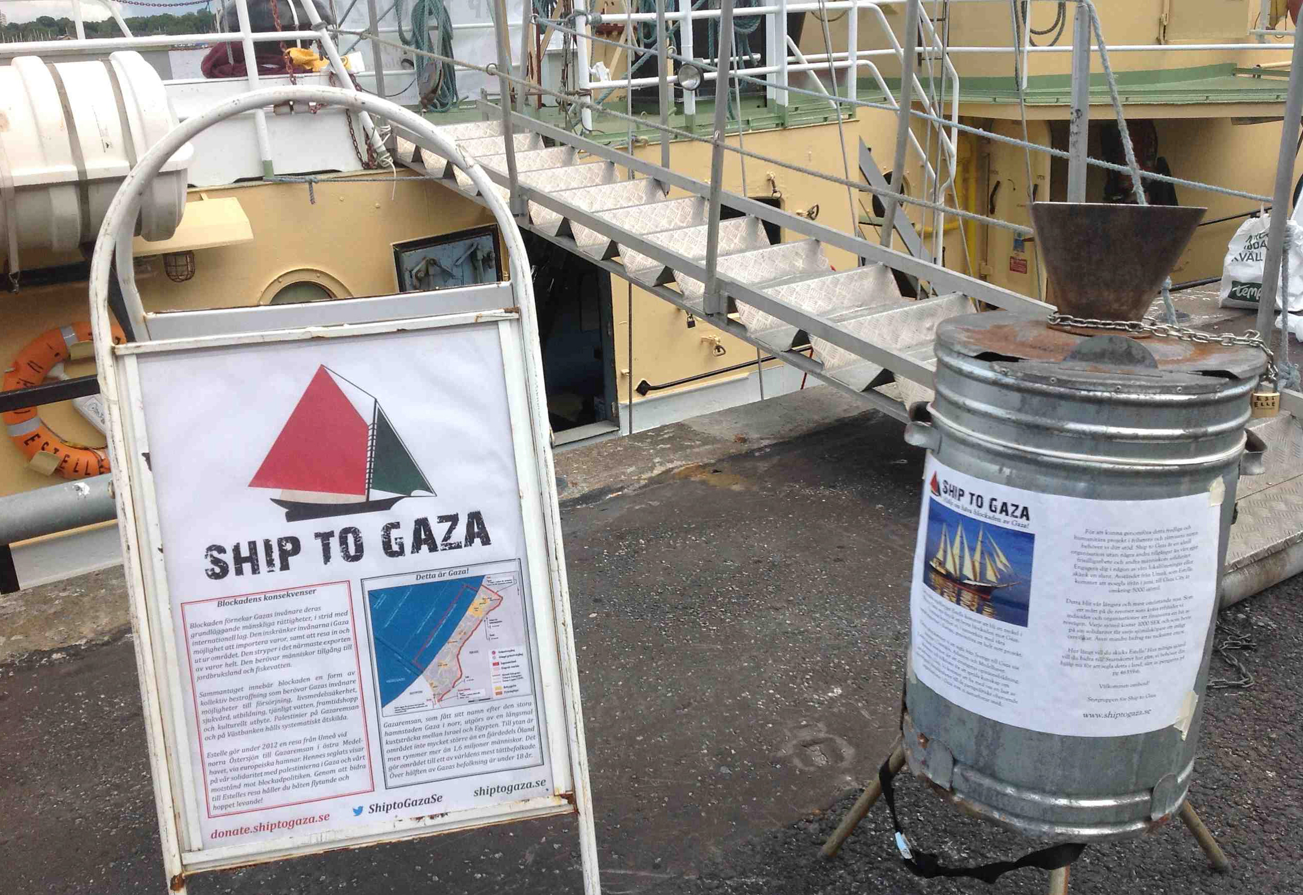 Insamling Ship to Gaza
